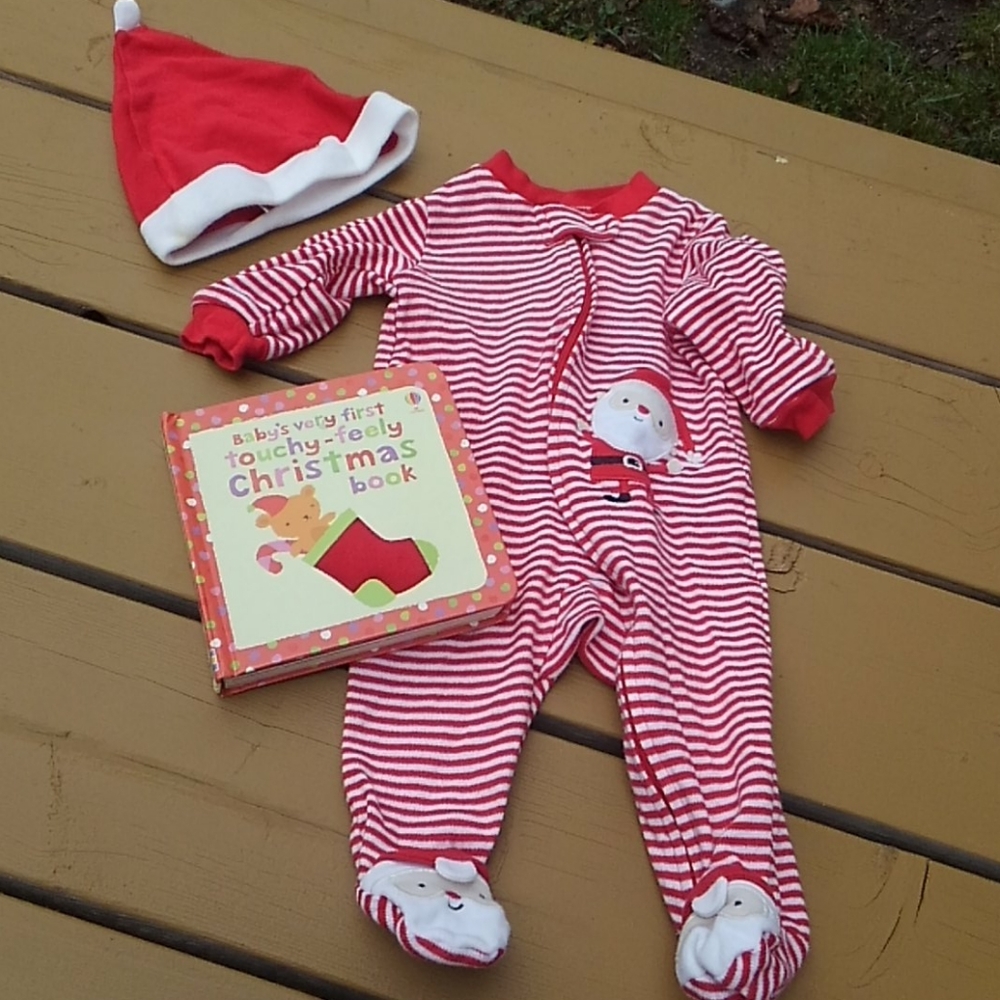 3 month infant holiday set with book